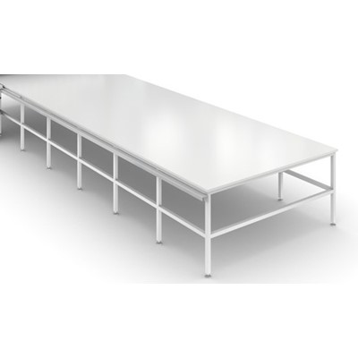 Tables d'étalage de tissu